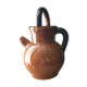 Glazed amber jug