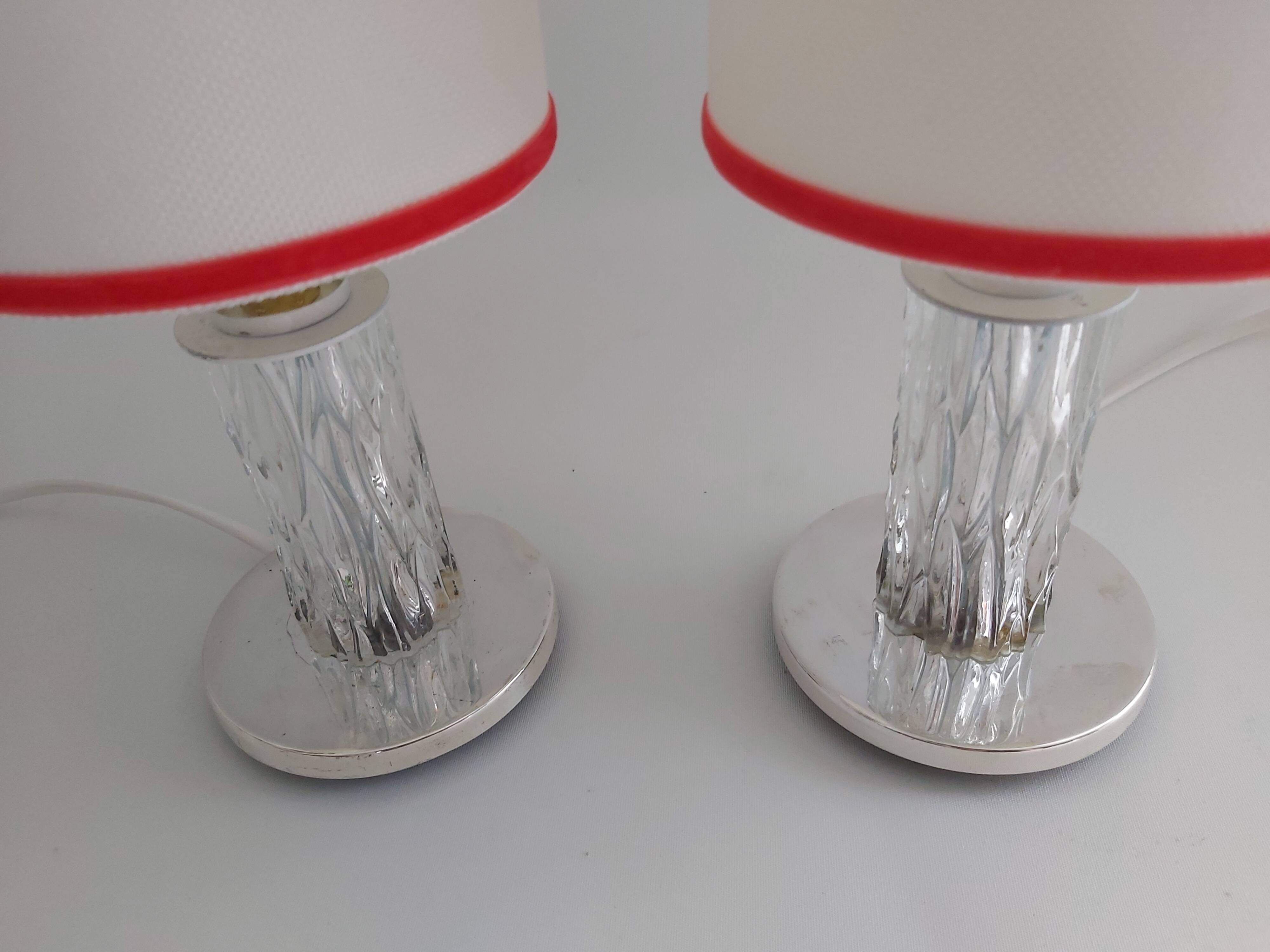 A pair of bedside lamps, Kaiser Leuchten
