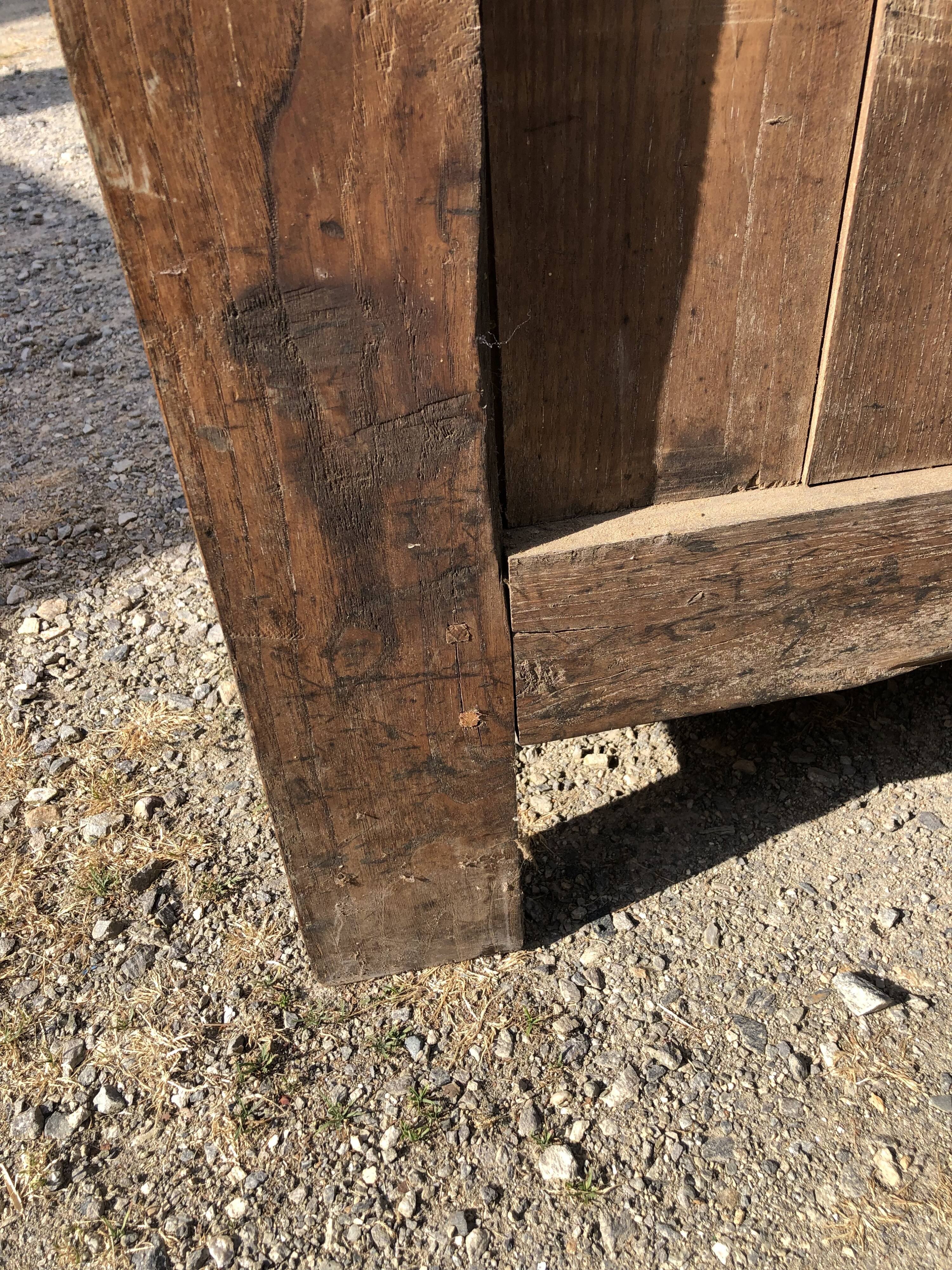 Louis XV style cherry wood cabinet late 19th century