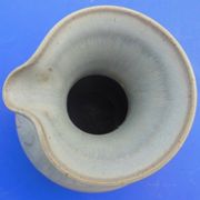 Pitcher or vase in glazed ceramics, signature to identify