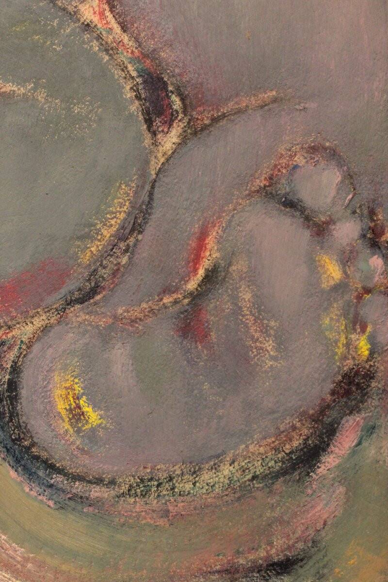 Tableau de Jacqueline Jacquier (1930-2020) - Gouache sur papier