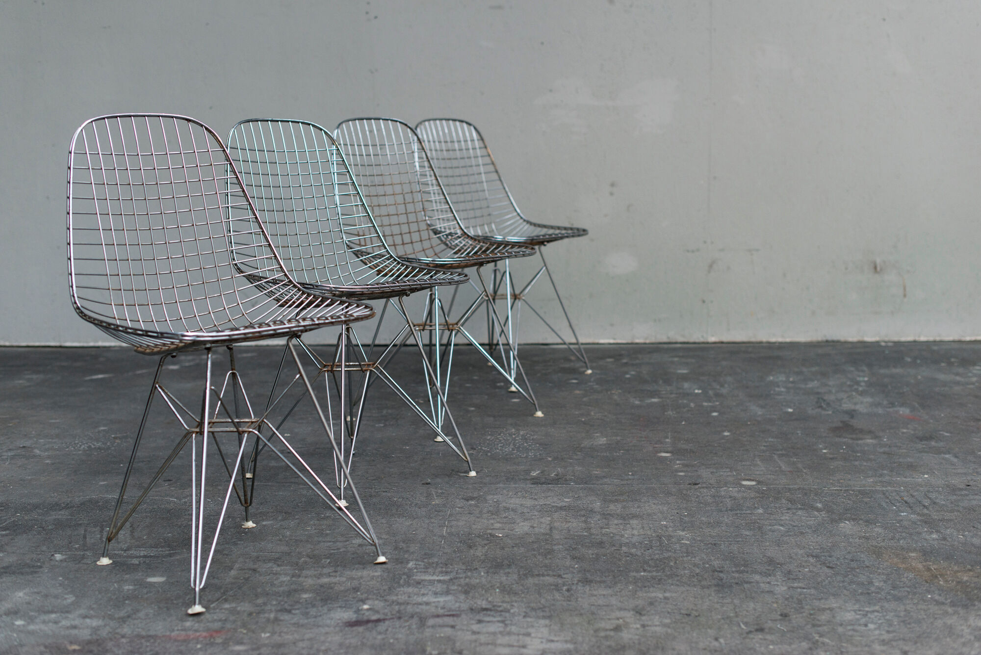 DKR chairs by Charles and Ray Eames for Herman Miller