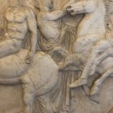 Bas relief in plaster