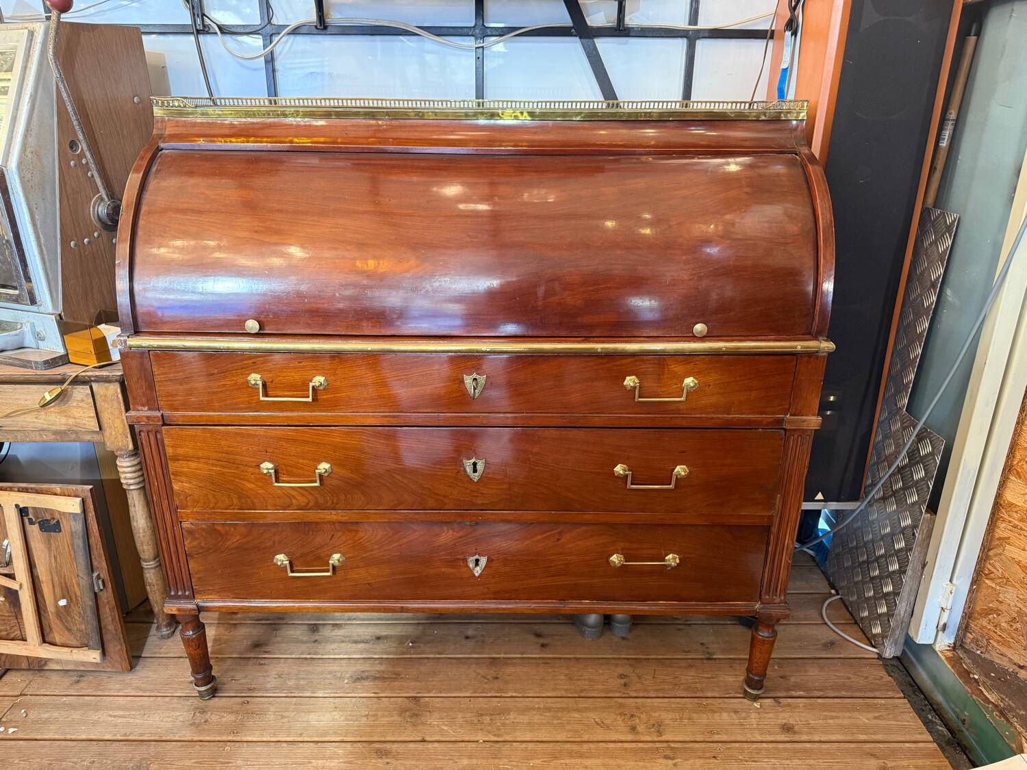 Louis XVI roll-top desk