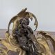 Pair of bronze fire dogs in the Louis XV style