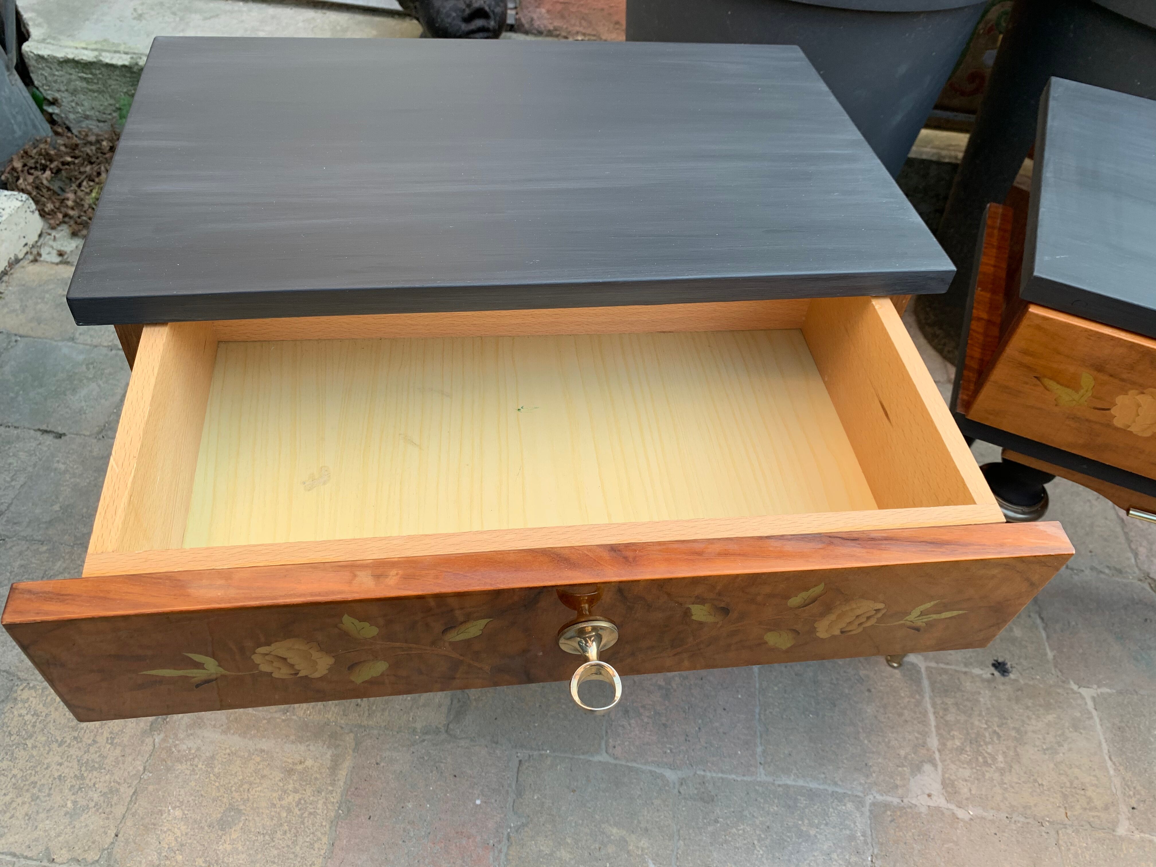 Pair of bedside tables 1970