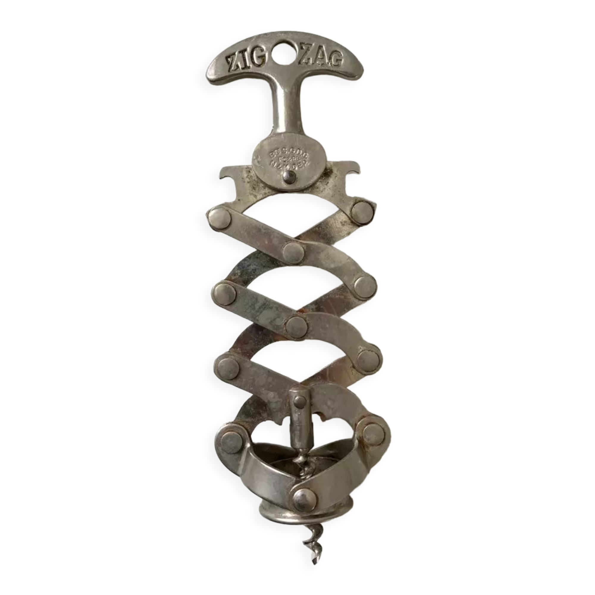 Corkscrew zig zag old