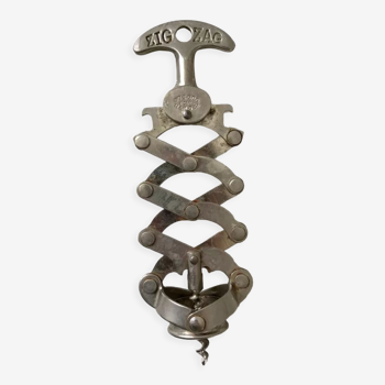 Tire-bouchon zig zag ancien