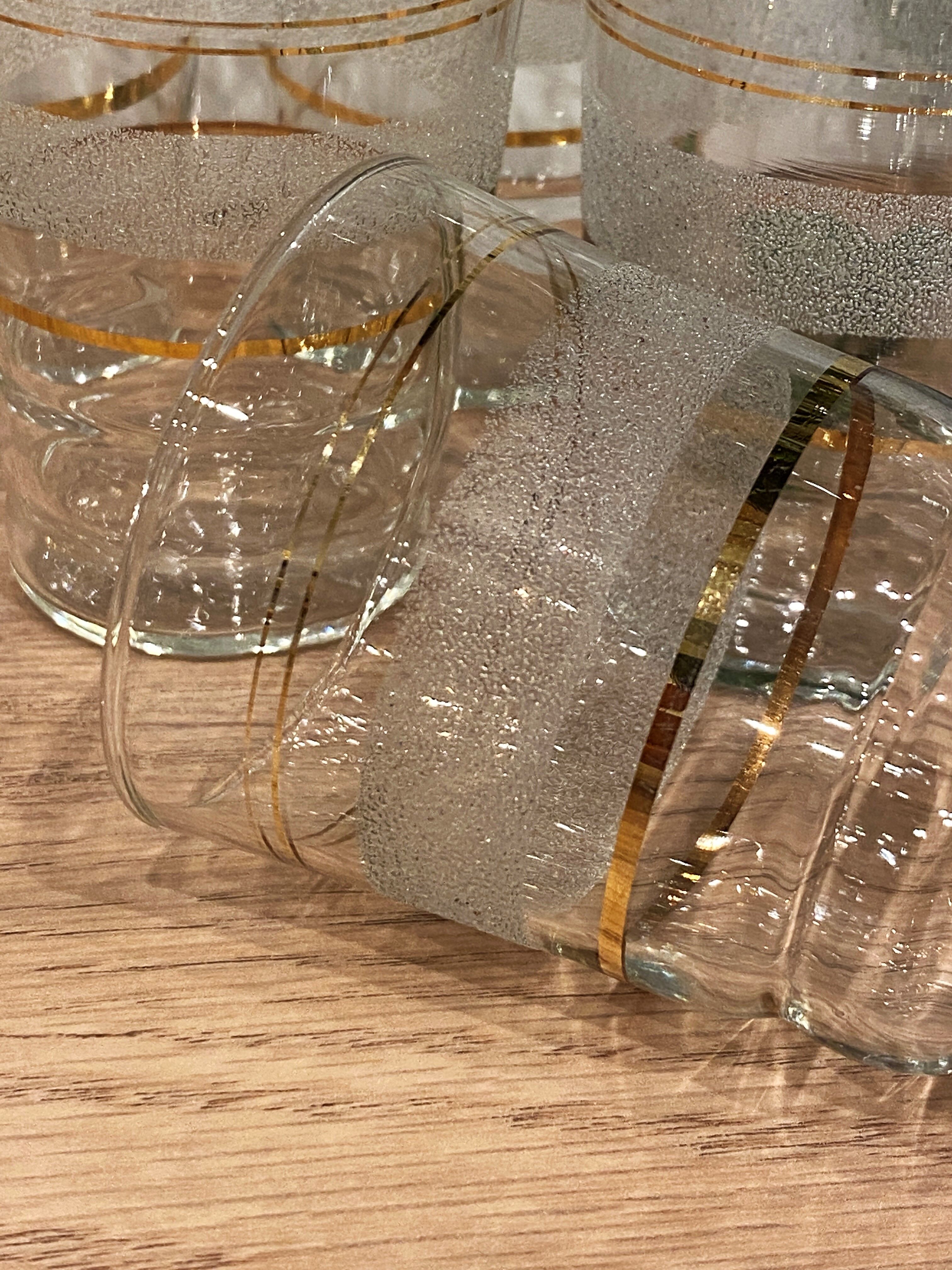 Set of 5 granite cup water glasses