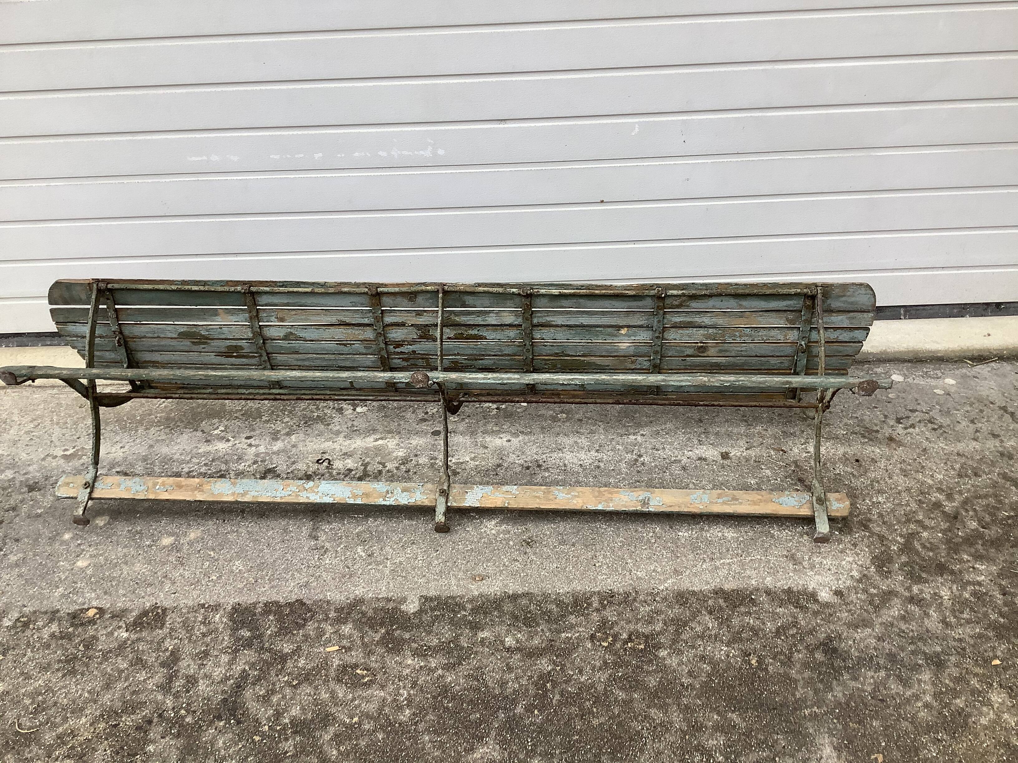 Former garden bench