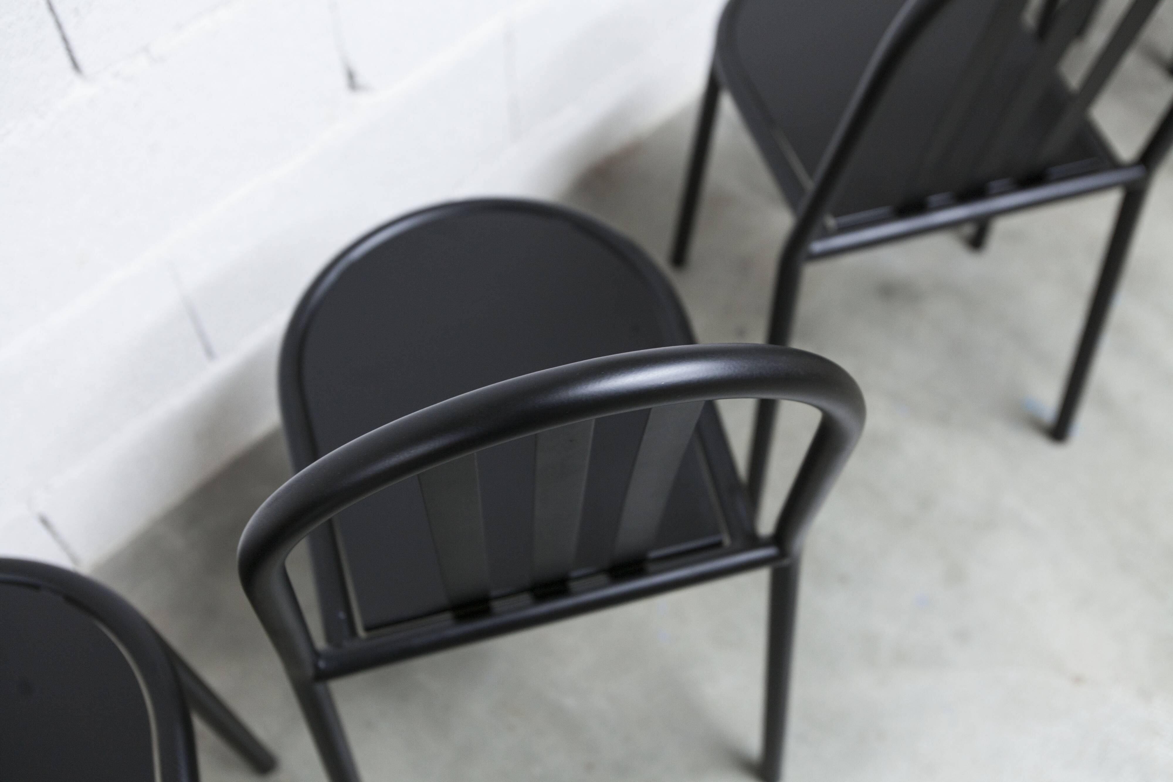 Set of 6 "202" model chairs by Robert Mallet Stevens 1980