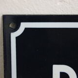 Enamel plate "passage interdit"