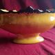 Art deco fireplace set in orchies faience (3 pieces)