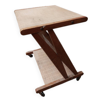 Petit bureau rotin et métal Jullian maison alfort