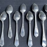 12 Small spoons – Silver plated