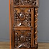 Oratory in solid walnut, Neo-Gothic Renaissance style – Late 19th century