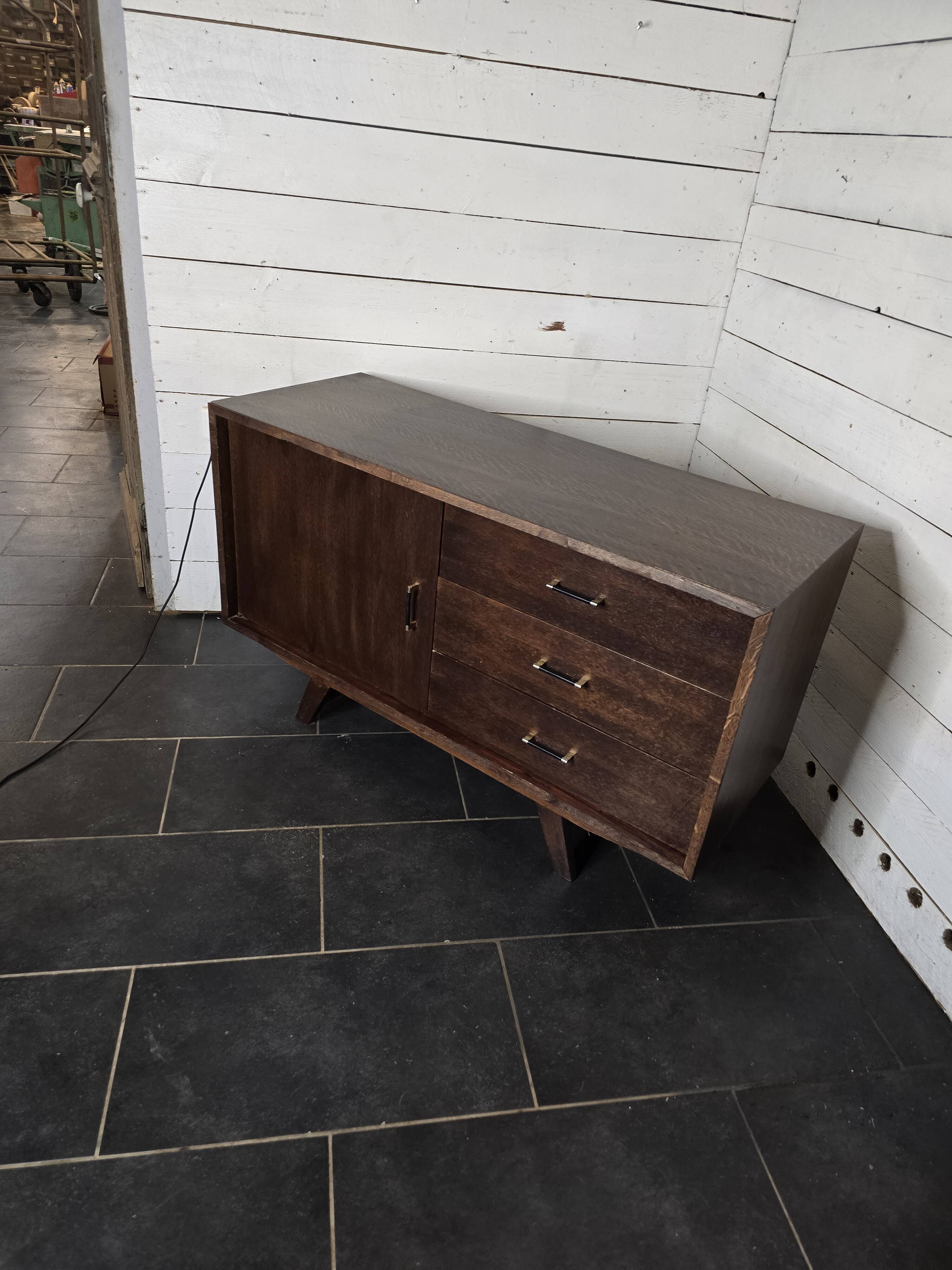 Vintage 60s oak sideboard