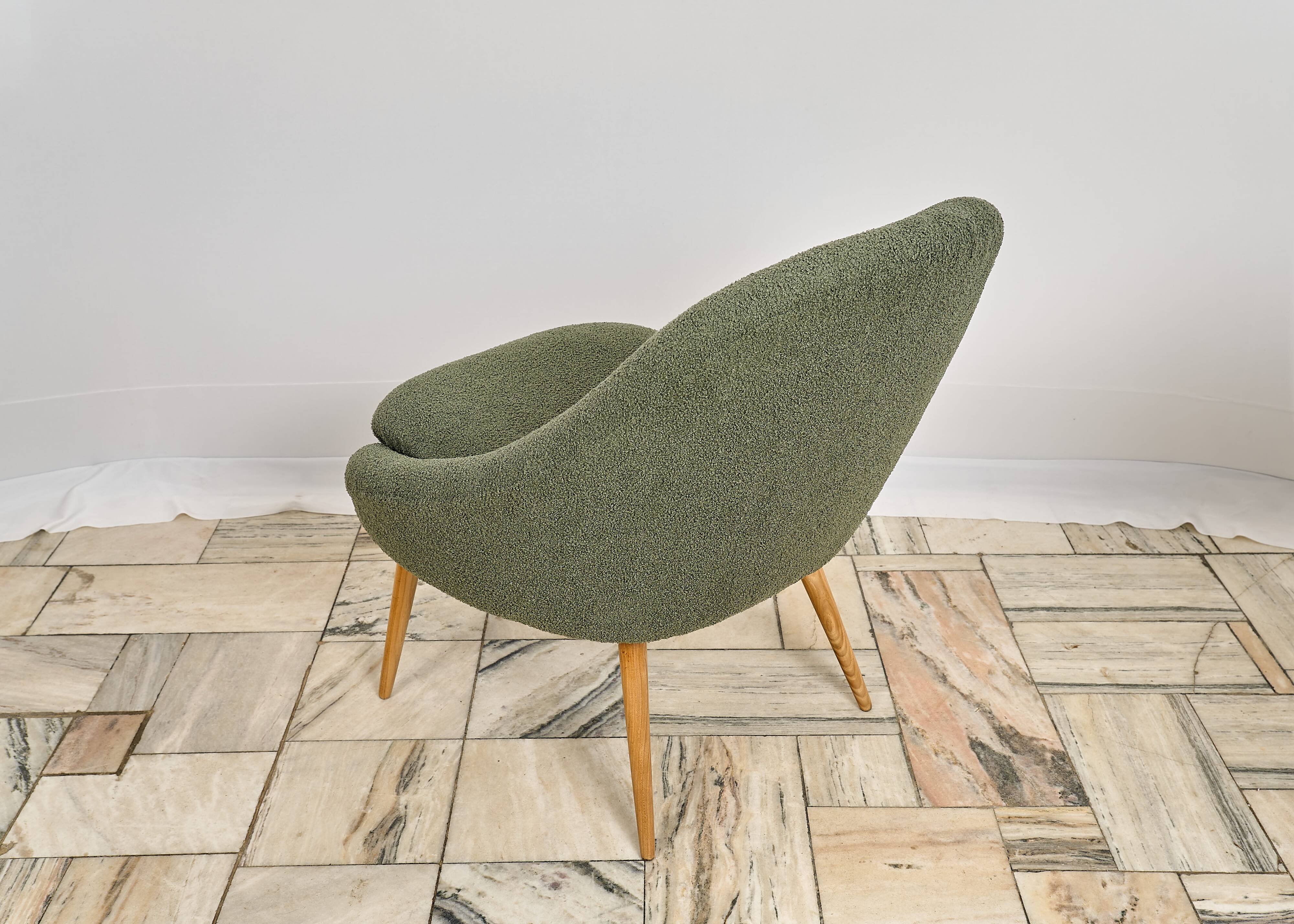 Fauteuil club Tchécoslovaquie années 1960. VINTAGE