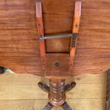 19th century violin pedestal table with tilting top