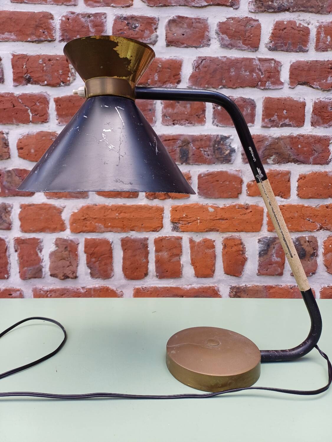 Diabolo lamp jumo black 50's