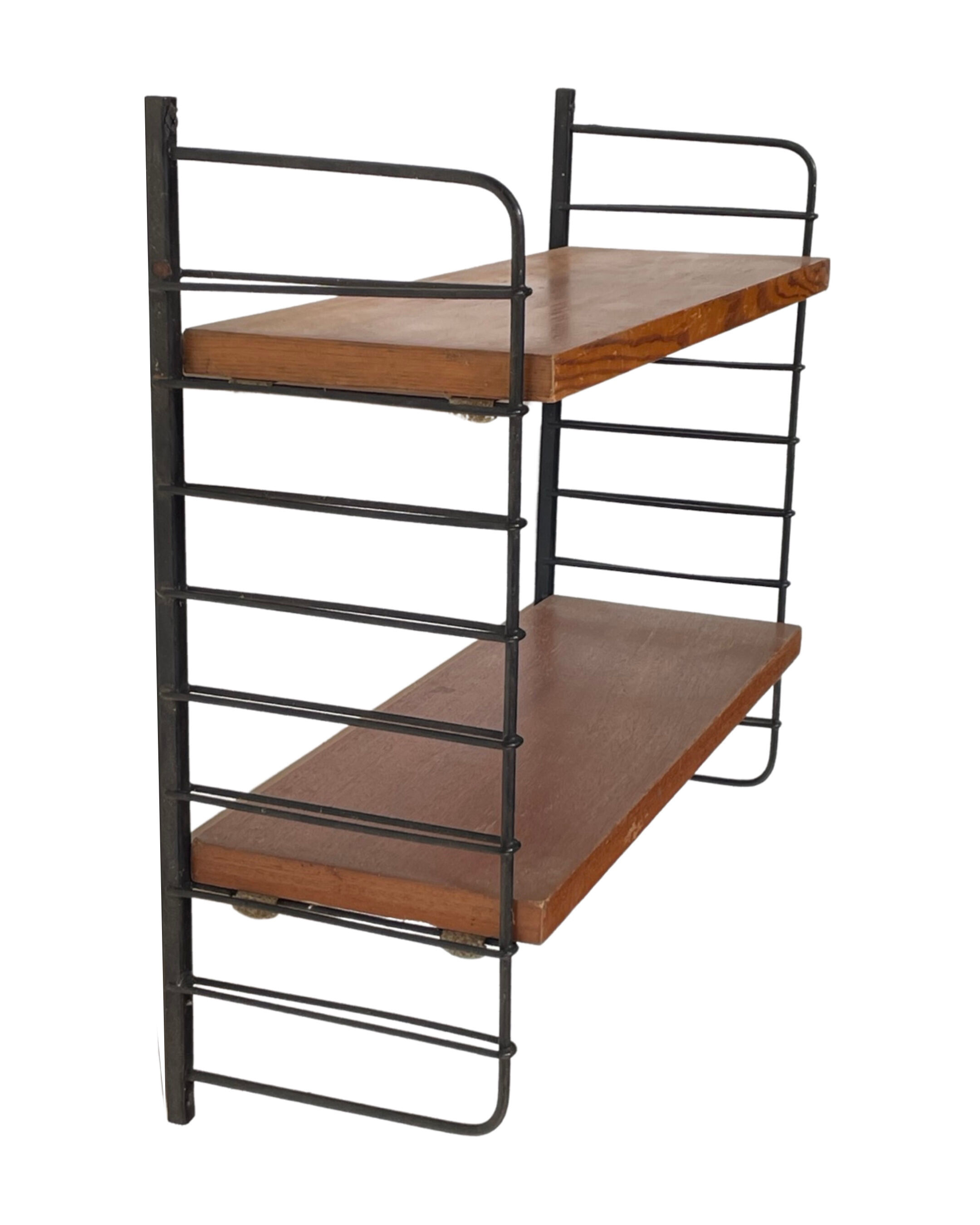 Vintage wood wall shelf wall rack