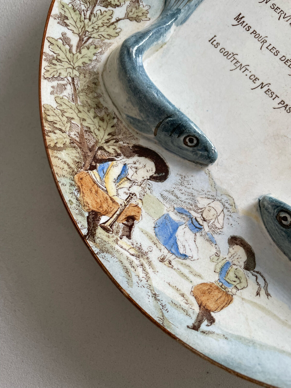 Old slurry plate Amieux Frères