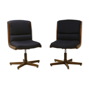 Paire de fauteuils vintage