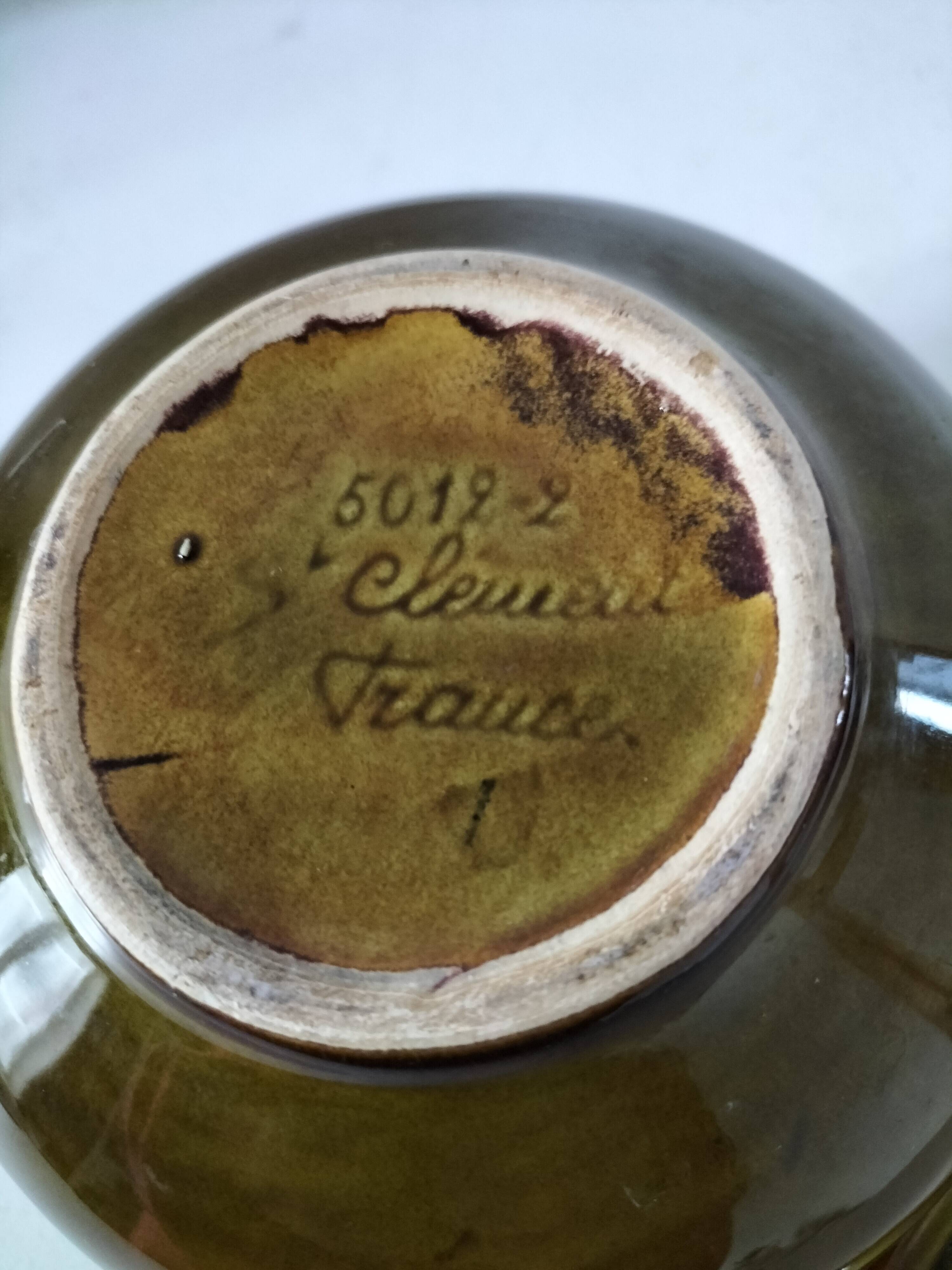 Saint Clément earthenware teapot