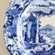 Calais earthenware 4 pagoda plates