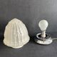 Small table lamp or Art Deco ceiling light from the 1930s in frosted glass.