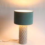 Fratelli Fianciullacci teardrop pattern cylinder table lamp, Italy, 1960s