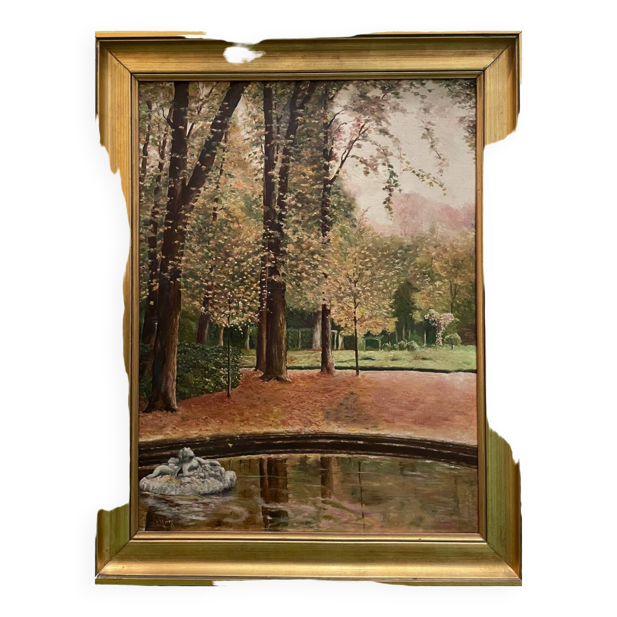 Tableau parc du chateau de Versailles, Munier 1935