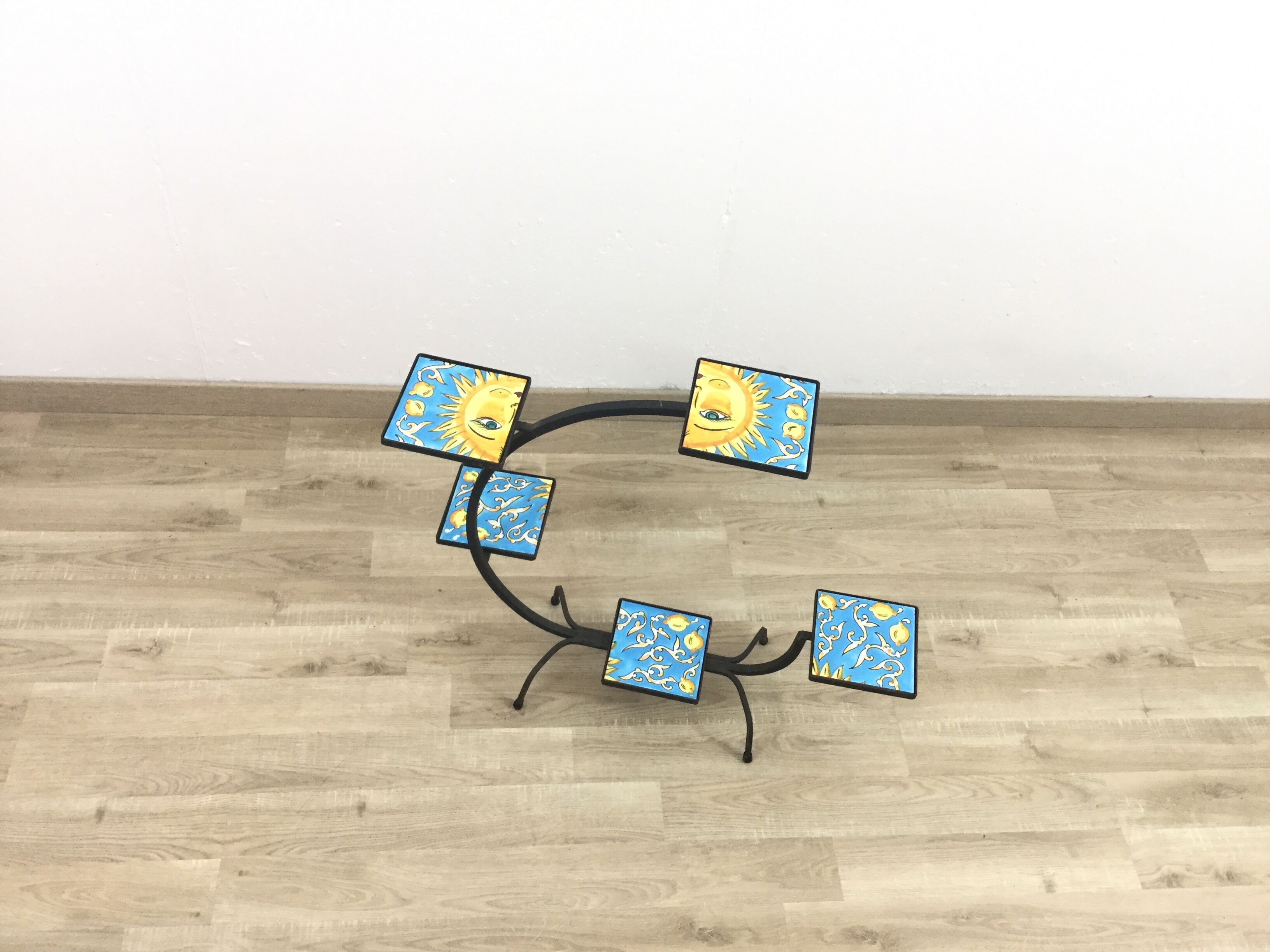 Vintage metal plant holder