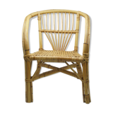 Wicker child armchair