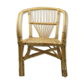 Wicker child armchair