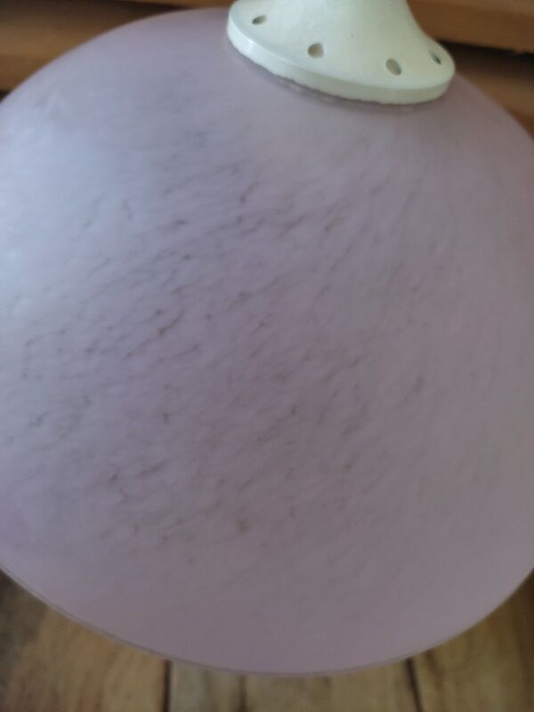 Suspension lampshade corole glass Clichy pale pink dp 1122107