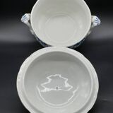 Luneville KG Faience Soup Tureen Special Grand Feu blue model