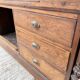 Drapery oak counter 1900
