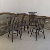 4 chaises Fanett SWR Ilmari Tapiovaara