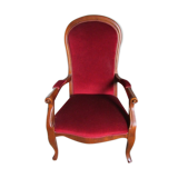Voltaire armchair in cherry tree