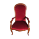 Fauteuil Voltaire en merisier