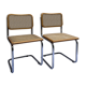 2 chaises B32 Marcel Breuer