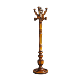 Column hanger in walnut turned beech, 1970s