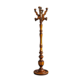 Column hanger in walnut turned beech, 1970s