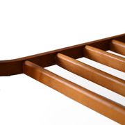Decorative birch coffee table with magazine rack
