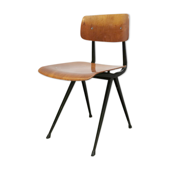 Industrial Dutch design Result school chair by Friso Kramer 1st edition