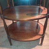 Mahogany dessert table with 3 tiers.