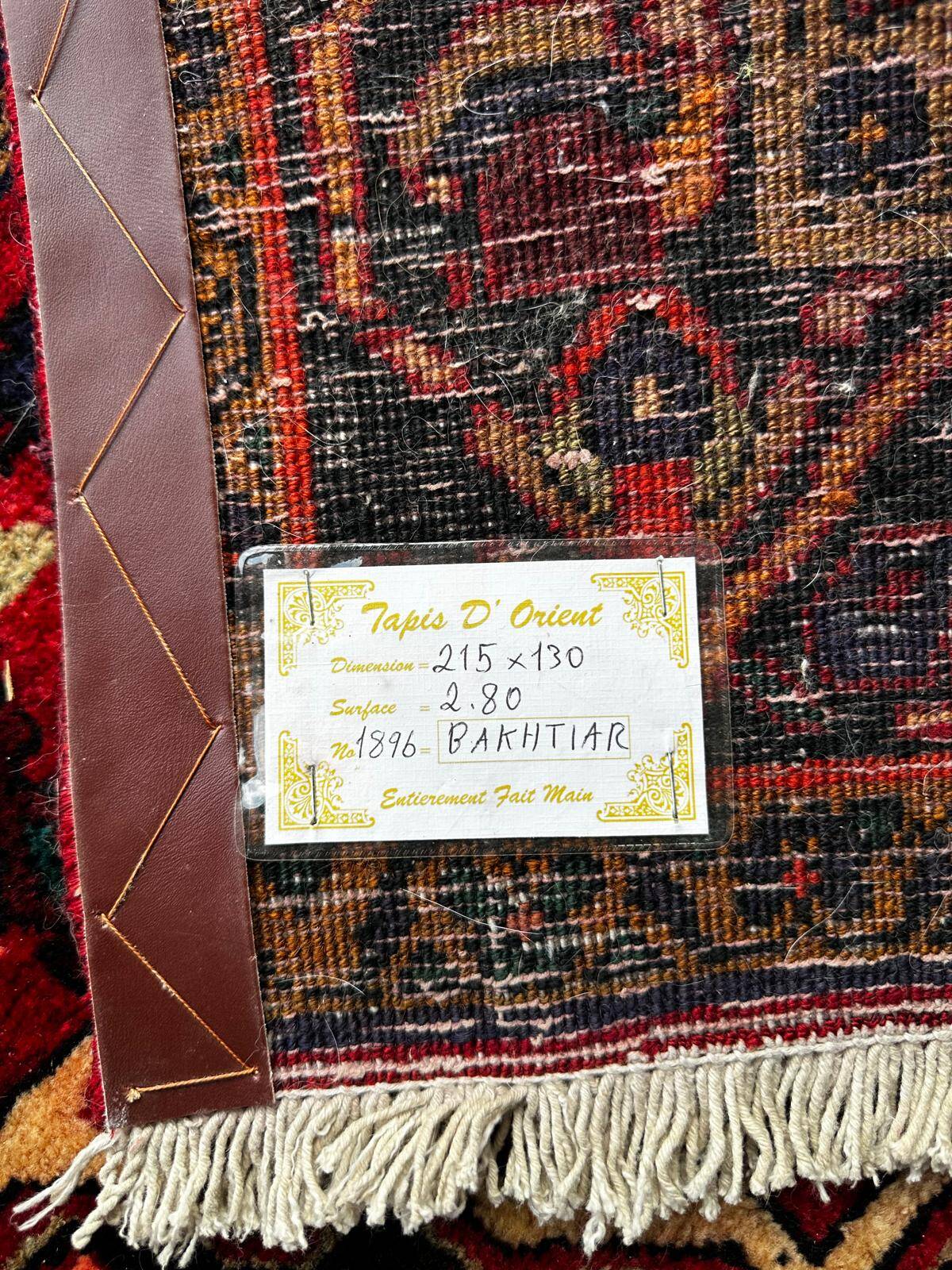 Handmade Hamadan rug 125cm x 210cm