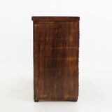 1940s Industrial Beech Wooden Chest of Drawers