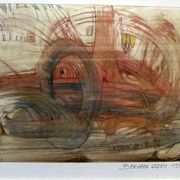 Lithographie 1/10 signée Bernard Ledein, 1986